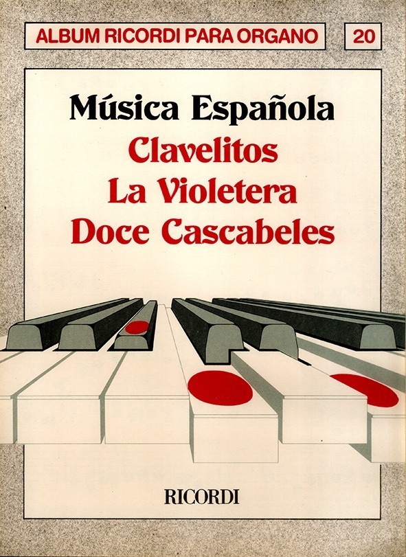 Álbum Para Órgano Nº 20 Música Española