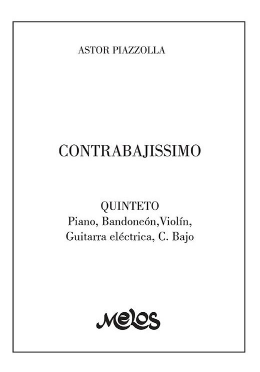 Contrabajissimo (quinteto)|mel9221